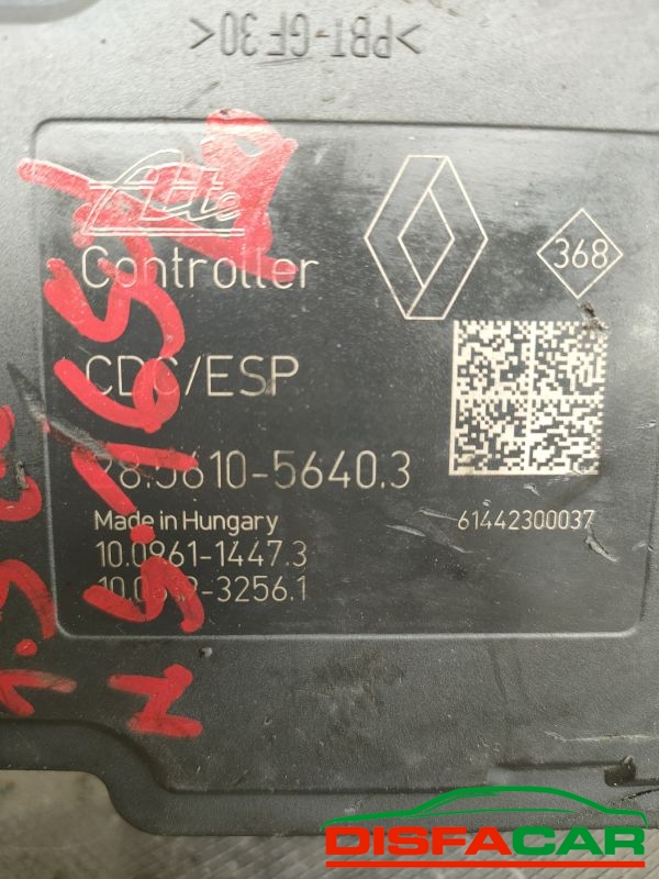 Centralina ABS usata Renault Megane 3A SERIE 2008, codice 10.0399-3597.4 – foto 9 di 9