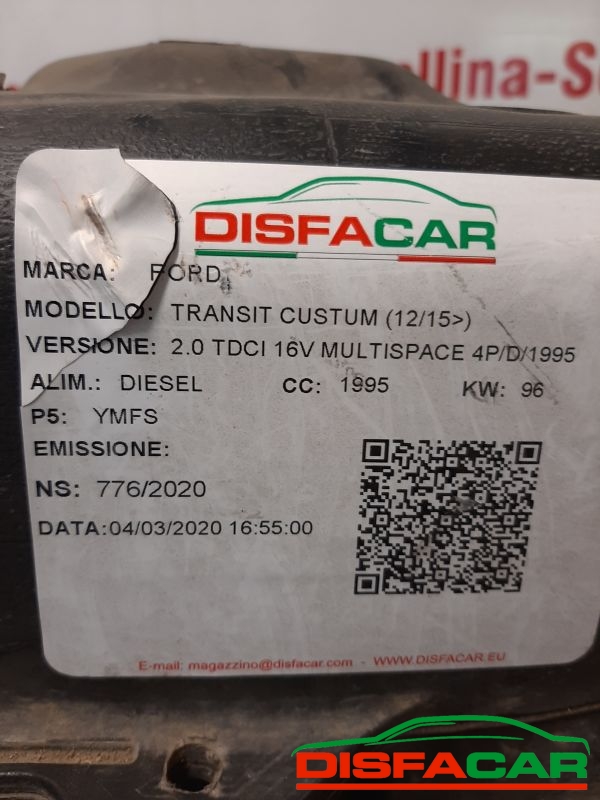 Serbatoio usato Ford Transit CUSTOM 2015, codice YMFS – foto 6 di 6