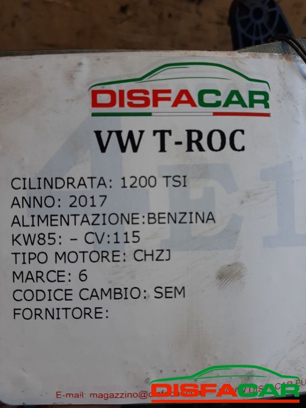 Cambio usato Volkswagen T-ROC 2017, codice sem – foto 12 di 13