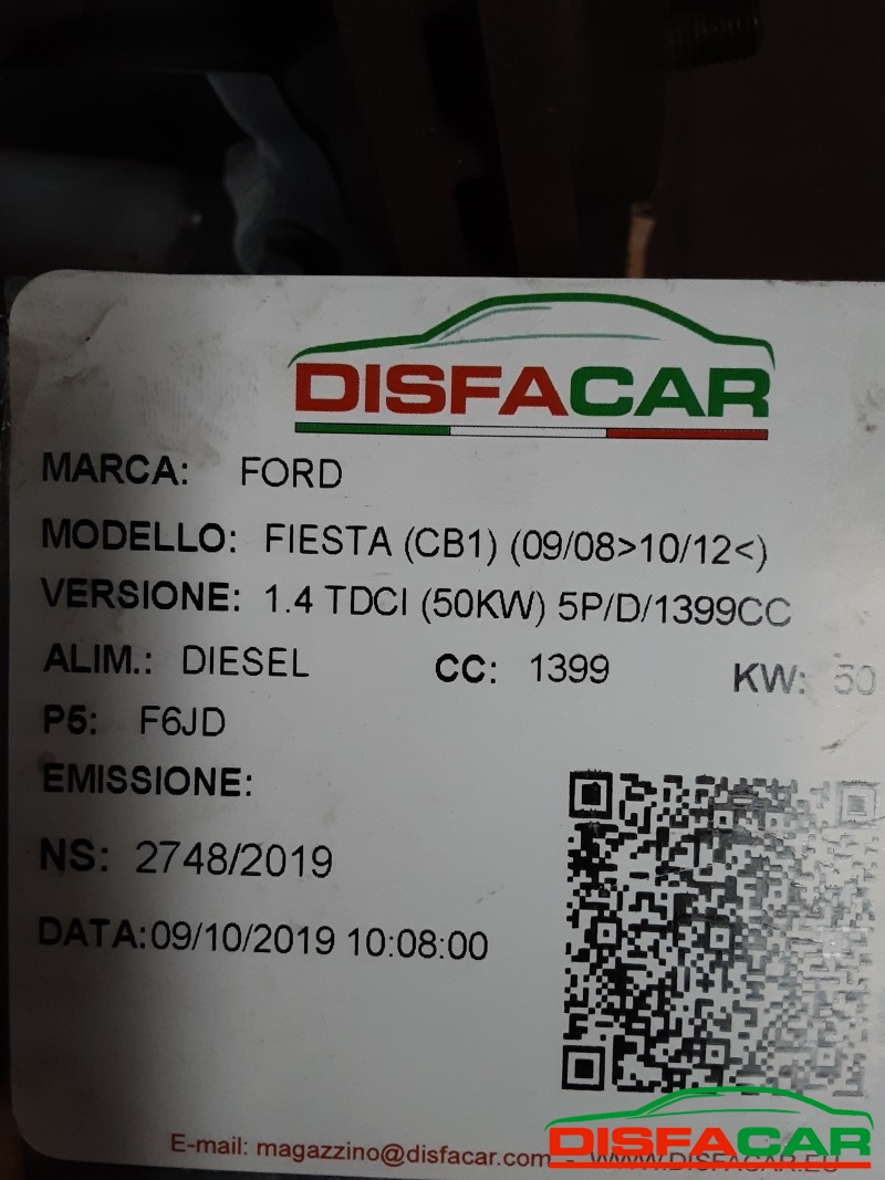 Telaietto anteriore usato Ford Fiesta 2008, codice F6JD – foto 11 di 11