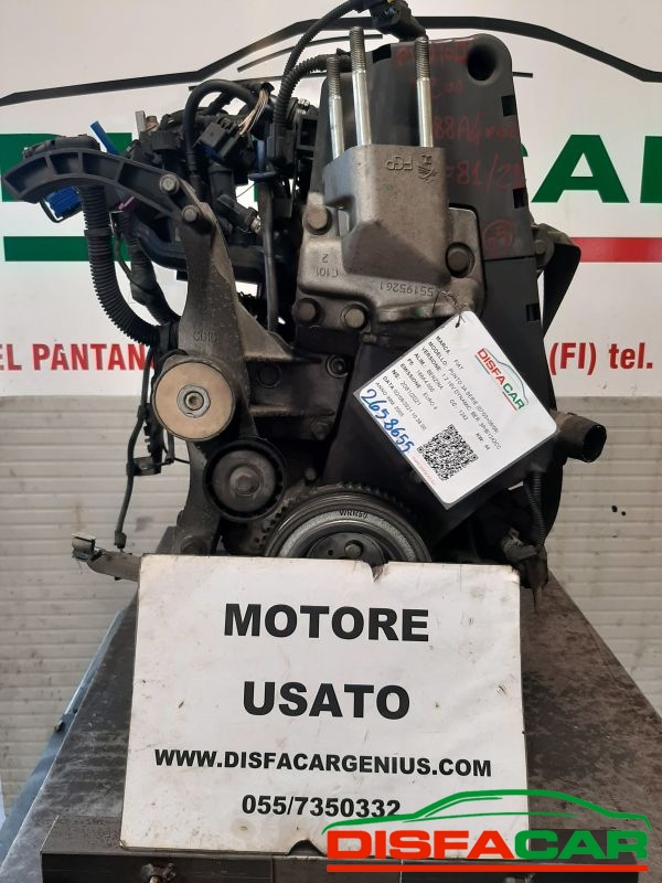 Motore usato Fiat Punto 3ª serie 2003, codice 188A4.000 – foto 9 di 9