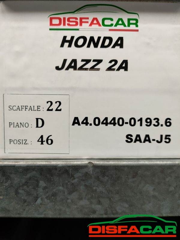 Centralina abs Honda Jazz 2002 – pezzo 1