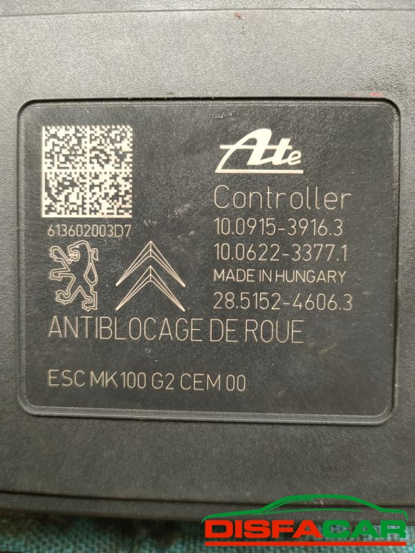 Centralina ABS usata Peugeot 2008 2013, codice 10.0220-0276.4 – foto 4 di 10