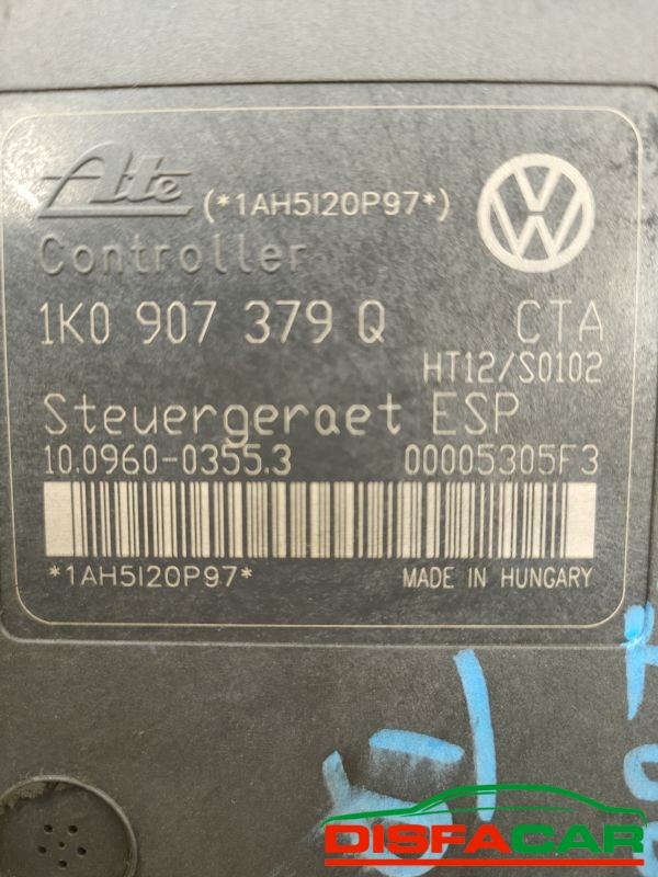 Centralina ABS usata Volkswagen Golf 5A SERIE 2003, codice 10.0206-0180.4 – foto 4 di 9
