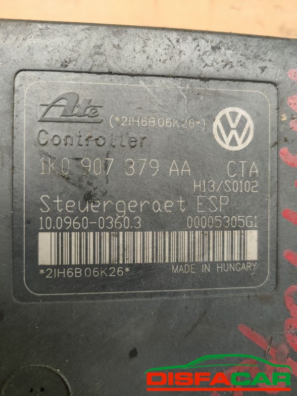 Centralina ABS usata Volkswagen Golf 5A SERIE, AUDI A3 2003, codice 1k0614517t – foto 9 di 9