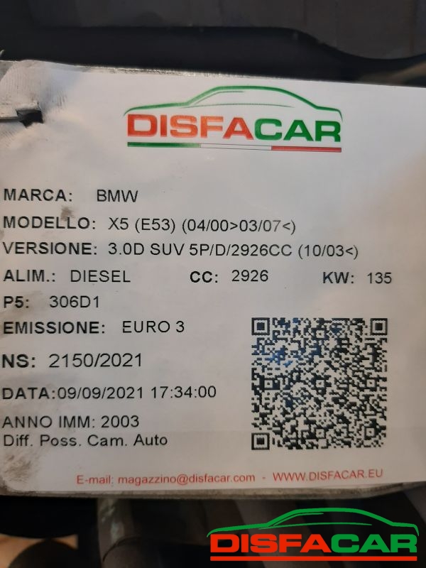 Differenziale posteriore usato BMW X5 (E53) 4x4 passo 3.73 2000, codice 1428831a – foto 14 di 14