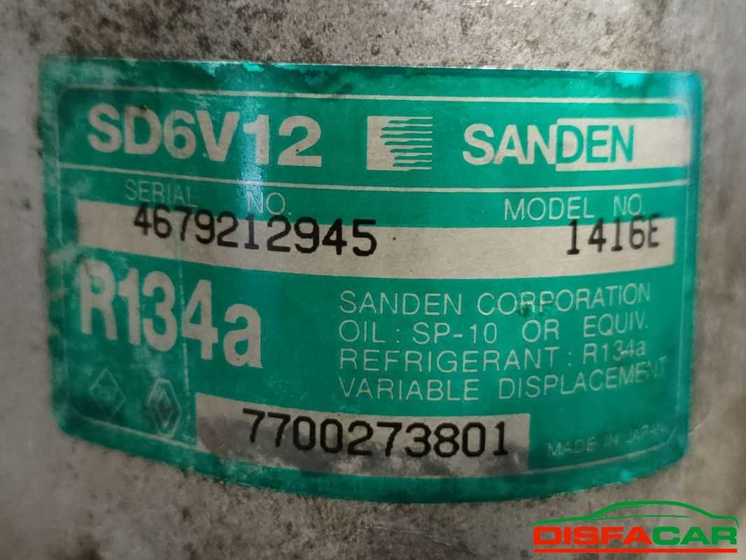 Compressore clima usato Renault Kangoo CLIO 2A SERIE, KUBISTAR 1997, codice 1416d – foto 11 di 11