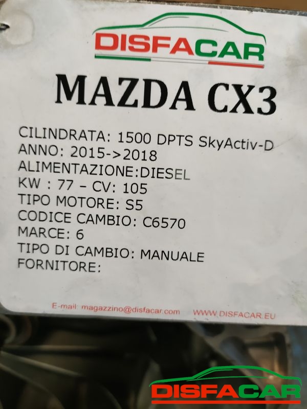 Cambio usato Mazda CX3 2015, codice c6570 – foto 12 di 13