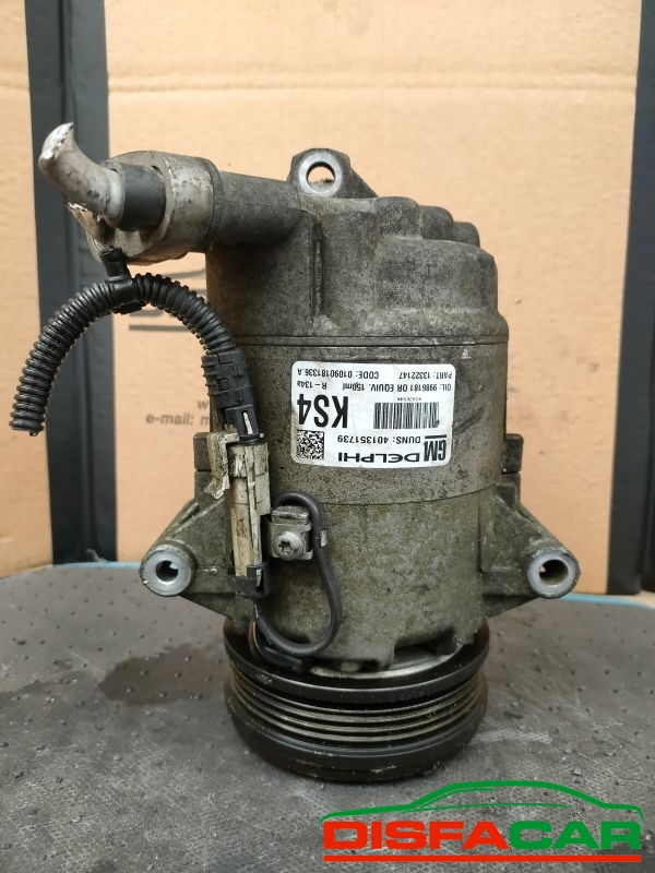 Compressore clima usato Opel Zafira B 2A SERIE 2010, codice 13322147 – foto 4 di 10