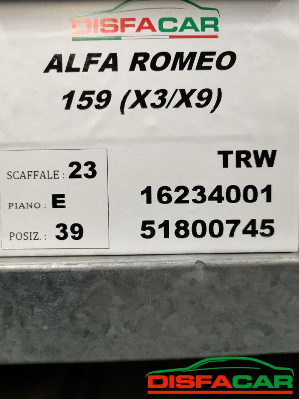 Centralina abs Alfa Romeo Alfa 159 2005 – pezzo 1