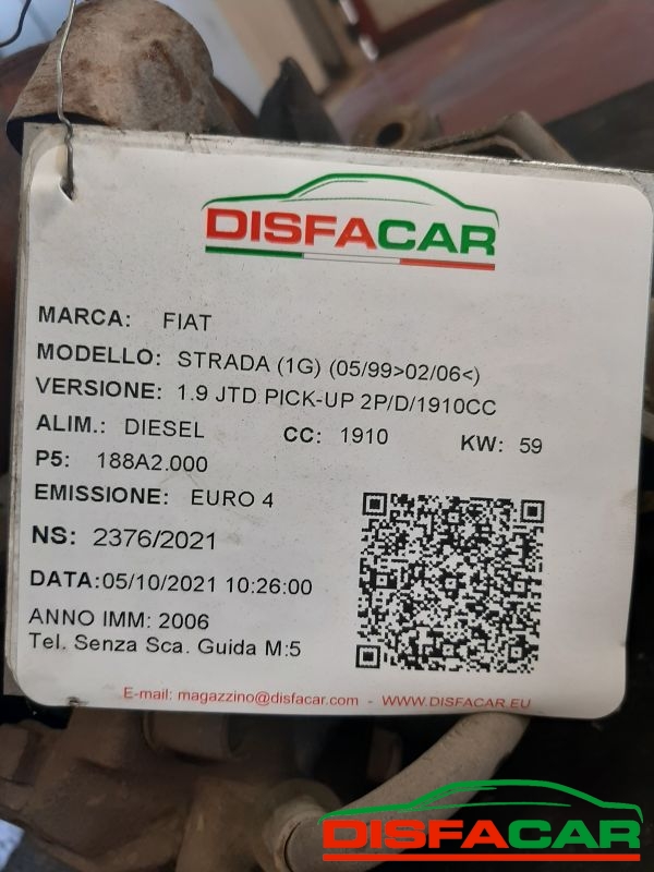 Telaietto anteriore usato Fiat Strada 1999, codice 188A2.000 – foto 8 di 8