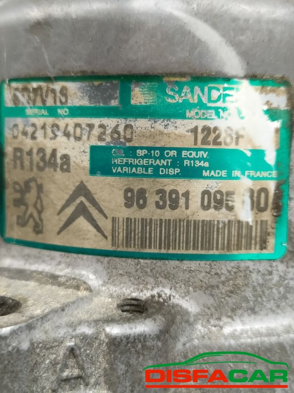 Compressore clima usato Fiat Ulysse 2A SERIE - LANCIA PHEDRA 2002, codice 1228f – foto 3 di 10