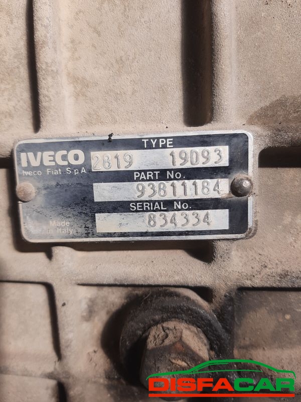 Cambio usato Iveco DAILY Con presa di forza 1993, codice 2819 – foto 9 di 12