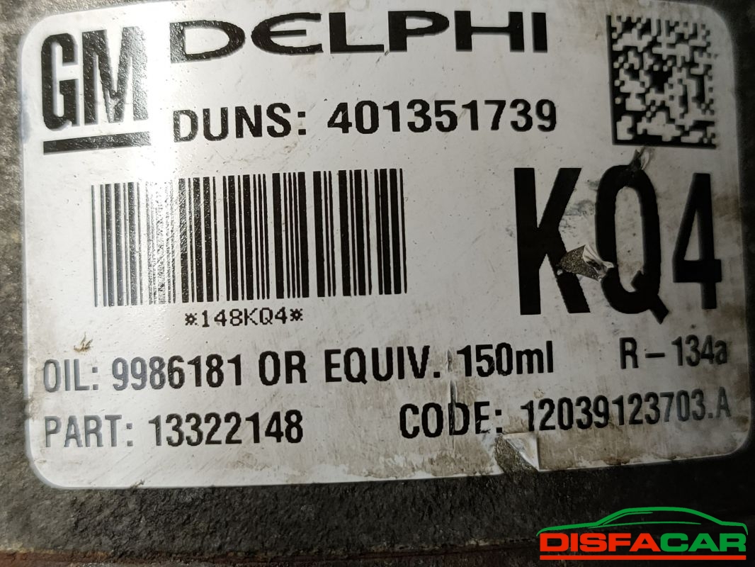 Compressore clima usato Opel Zafira B 2A SERIE 2005, codice 9986181 – foto 3 di 10