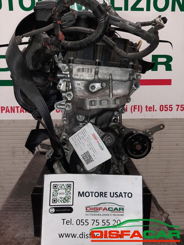 Motore usato Toyota Yaris 4à serie 2014, codice 1KRFE – foto 10 di 10