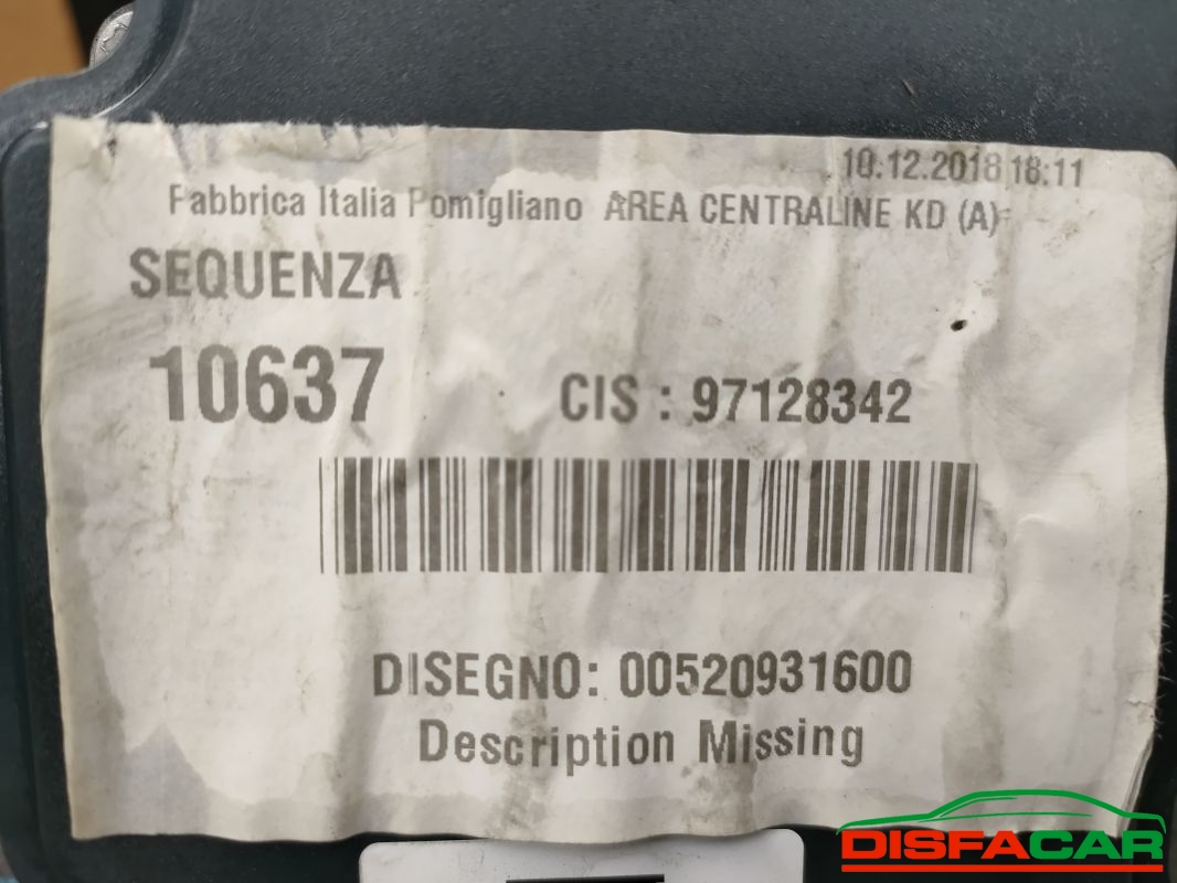Centralina ABS usata Fiat Panda 3A SERIE NEW PANDA 2011, codice 0265290844 – foto 6 di 12