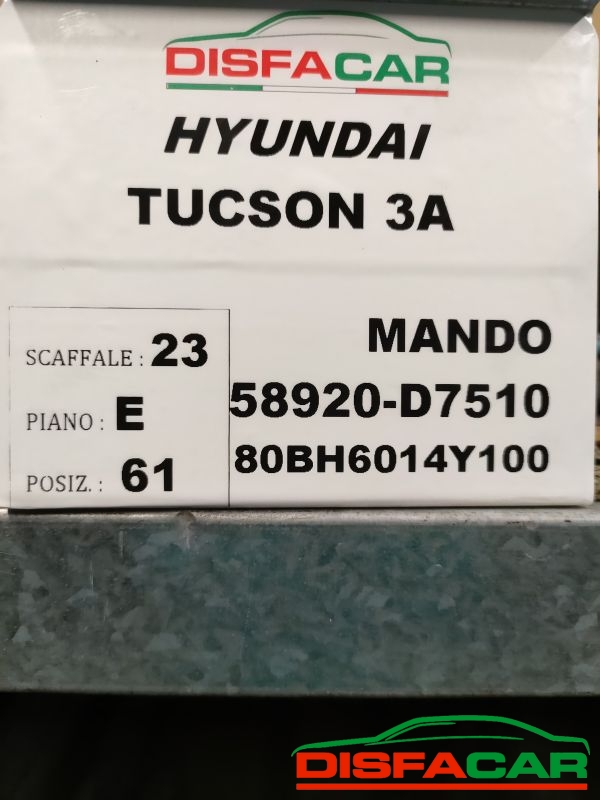Centralina abs Hyundai Tucson 2015