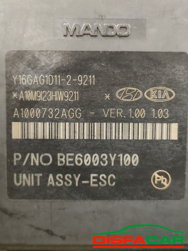 Centralina ABS usata Hyundai Tucson 3A SERIE 2WD M/T 2015, codice 58920-d7510 – foto 4 di 10