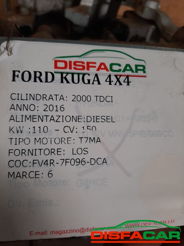 Cambio usato Ford Kuga 4x4 2016, codice fv4r7f096dca – foto 11 di 12