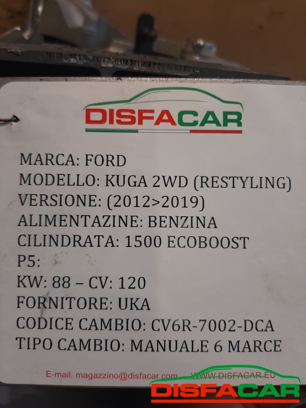 Cambio usato Ford Kuga RESTYLING 2012, codice cv6r7002dca – foto 10 di 11