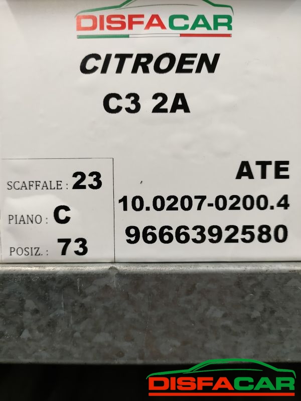 Centralina abs Citroën C3 2005