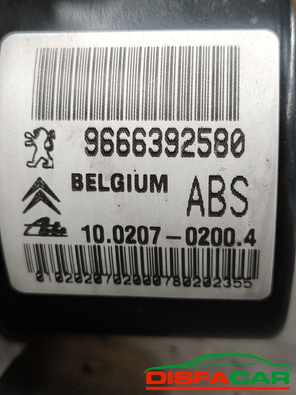 Centralina ABS usata Citroën C3 2A SERIE 2005, codice 10.0207-0200.4 – foto 3 di 10
