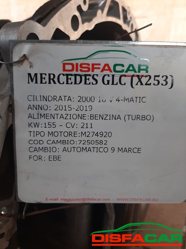 Cambio usato Mercedes Benz GLC 200 4 MATIC 2015, codice 7250582 – foto 12 di 13