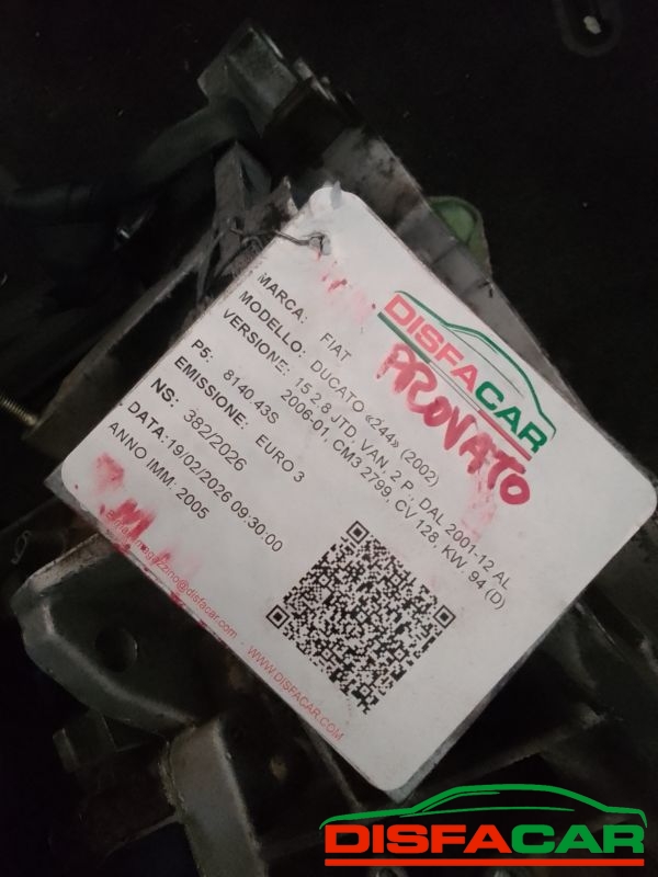 Cambio usato Fiat Ducato 15 (244) 2002, codice 20um04 – foto 8 di 8