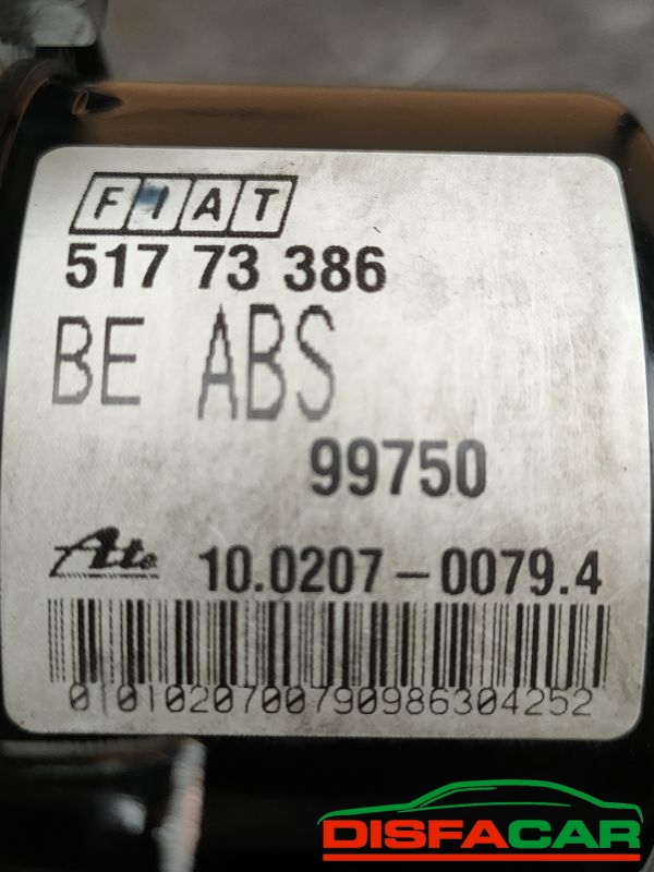 Centralina ABS usata Fiat Doblo 2004, codice 10.0207-0079.4 – foto 3 di 9