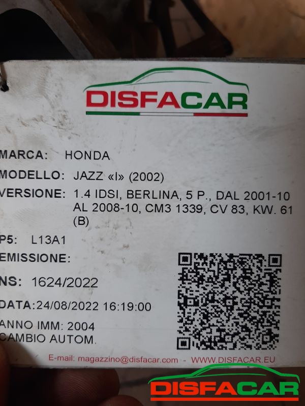 Cambio usato Honda Jazz 1ª serie 2001, codice L13A1 – foto 11 di 12
