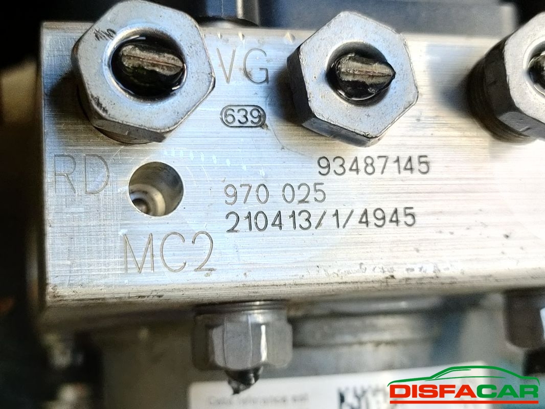 Centralina ABS usata Citroën C3 3A SERIE - C3 AIRCROSS - CROSSLAND X 2020, codice 93487145 – foto 3 di 11