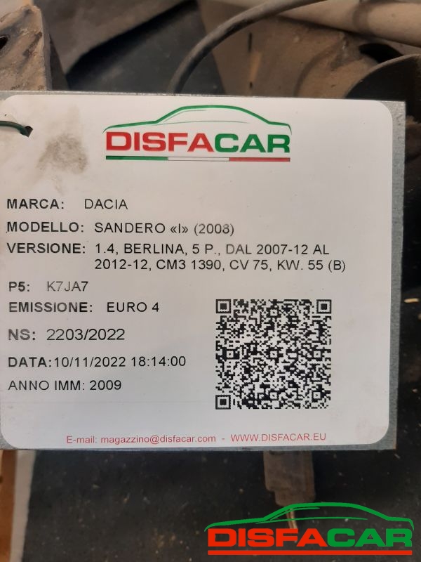 Assale posteriore usato Dacia Sandero 2007, codice K7jA7 – foto 10 di 10
