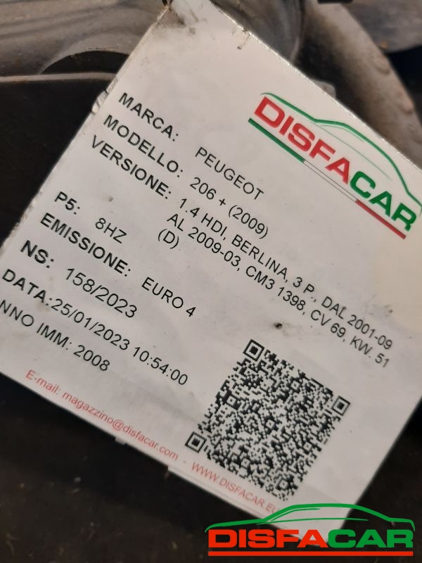 Assale posteriore usato Peugeot 206 + CON ABS 2001, codice HFV – foto 8 di 8