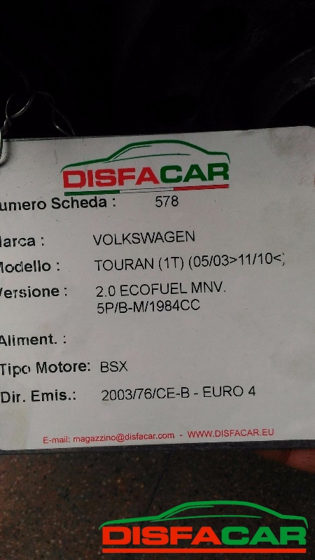 Telaietto anteriore usato Volkswagen Touran ECOFUEL - BENZINA / DIESEL(MANCA SCATOLA GUIDA VENDUTA) 2003… – foto 8 di 10