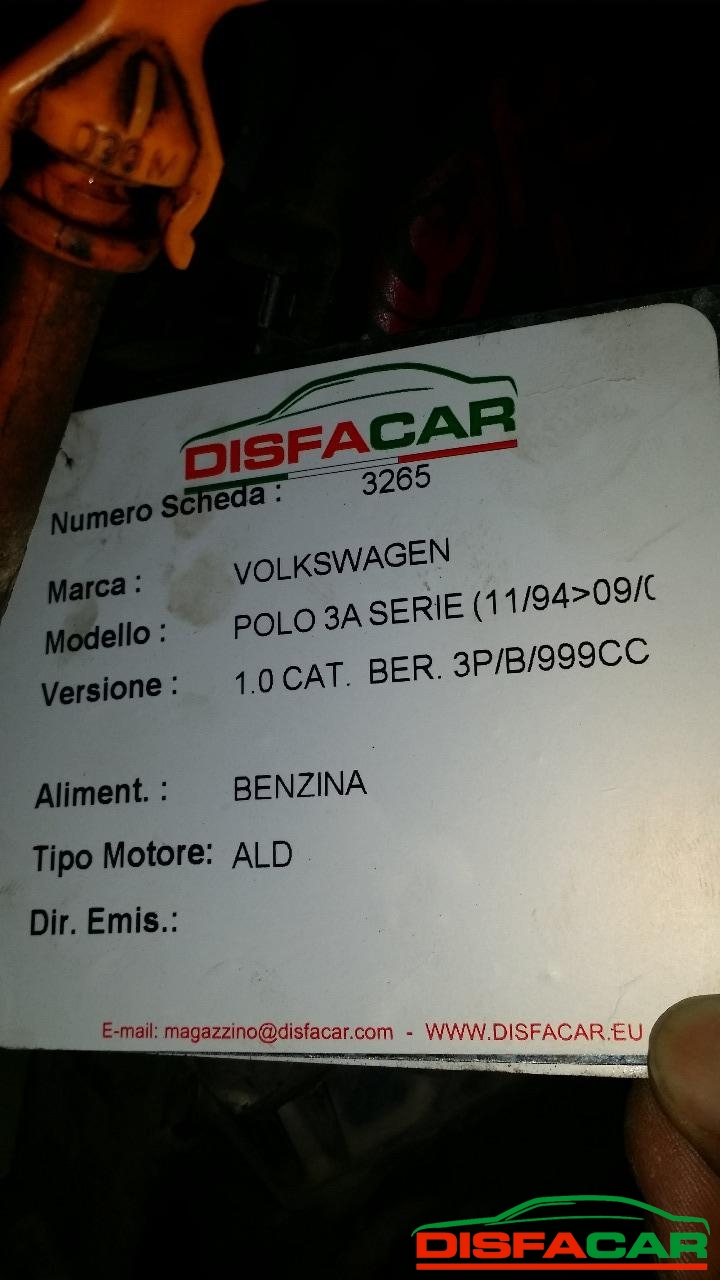 Motore usato Volkswagen Polo 2000, codice ald – foto 2 di 2
