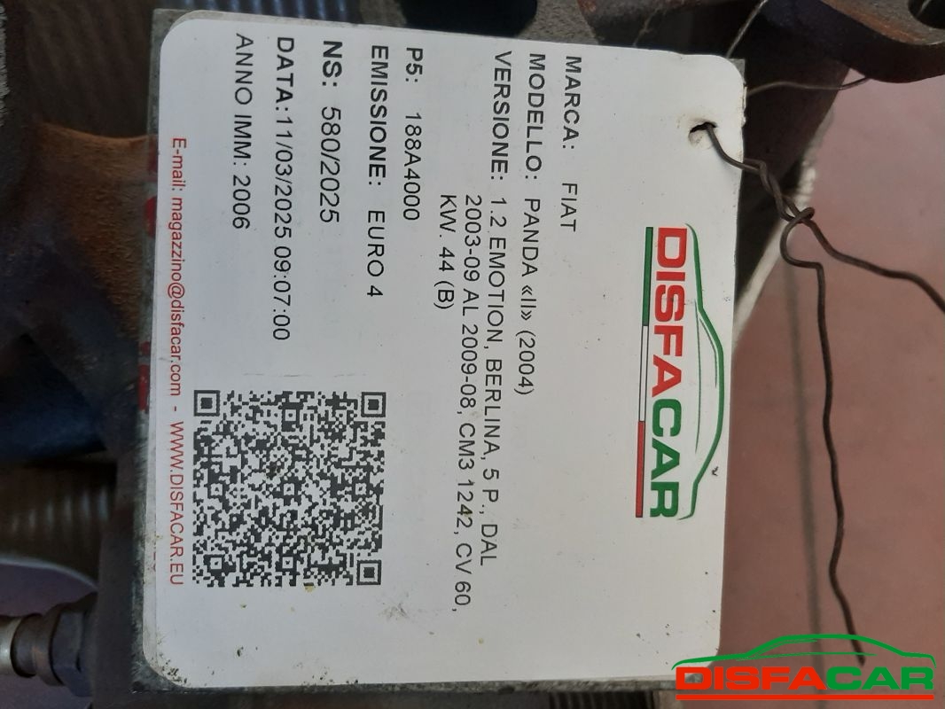 Catalizzatore usato Fiat Panda 2 serie METANO 2009, codice 188A4.000 – foto 6 di 6