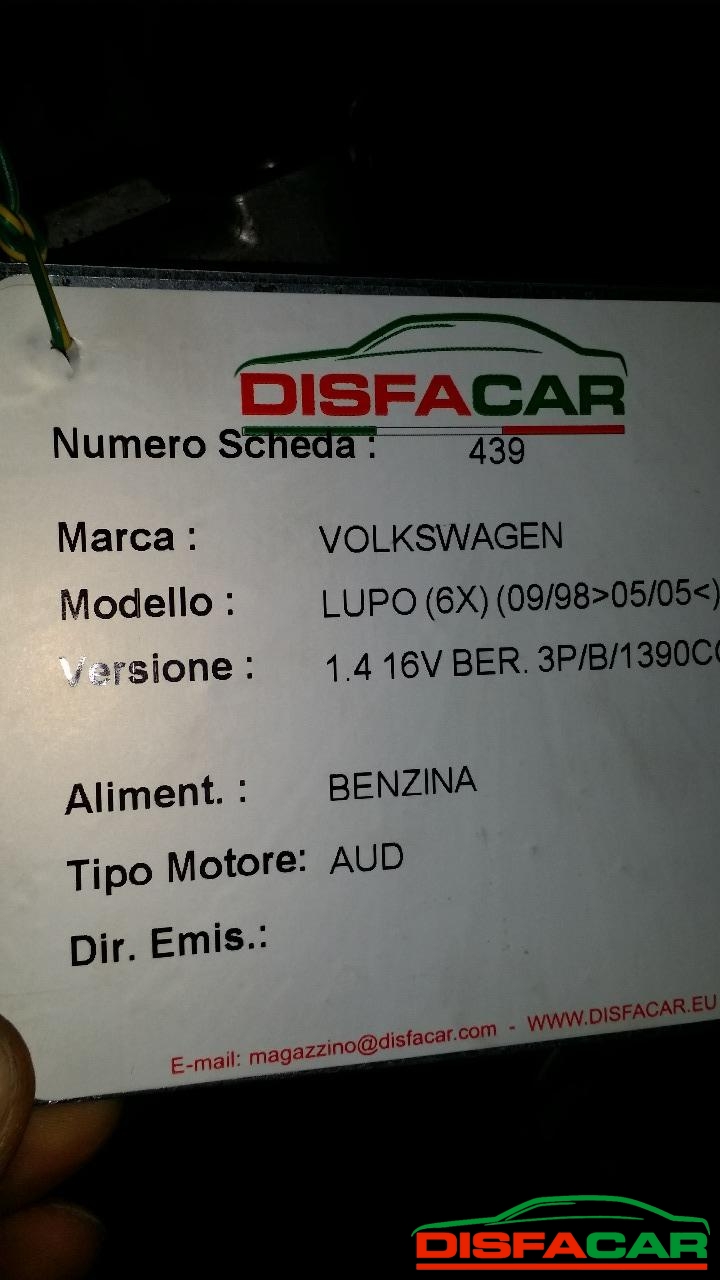 Motore usato Volkswagen Lupo 1998, codice Aud – foto 2 di 2