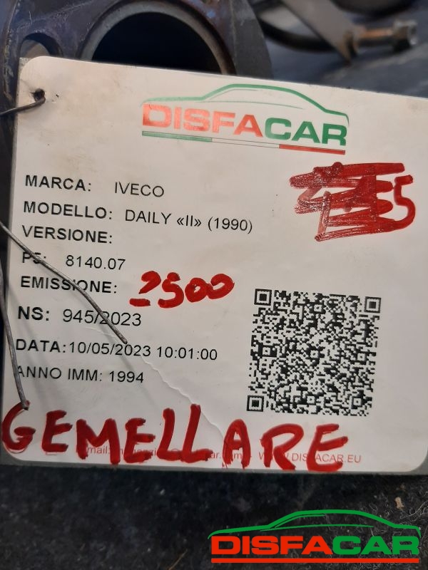 Differenziale posteriore usato Iveco DAILY Flangia attacco albero tonda passo 9 40 1990, codice 08n94 – foto 16 di 16