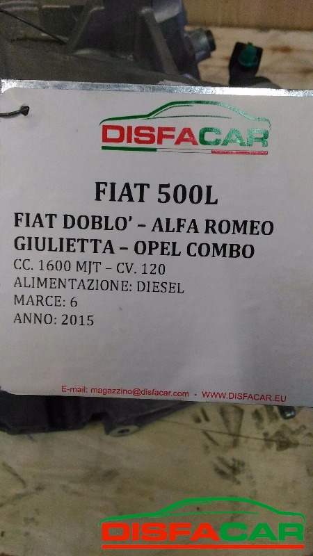 Cambio usato Fiat 500L FIAT DOBLO, ALFA ROMEO GIULIETTA, OPEL COMBO 2015, codice c635.6.35.14 – foto 10 di 10