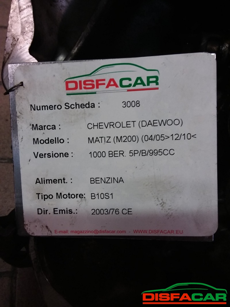 Cambio usato Chevrolet Daewoo Kalos AVEO, MATIZ 2000, codice B10S1 – foto 9 di 10
