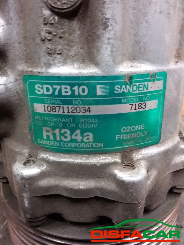 Compressore clima usato Fiat Seicento 2001, codice sanden – foto 2 di 7