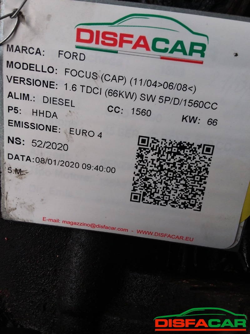 Cambio usato Ford Focus C-MAX 2004, codice 6m5r7002yc – foto 6 di 7