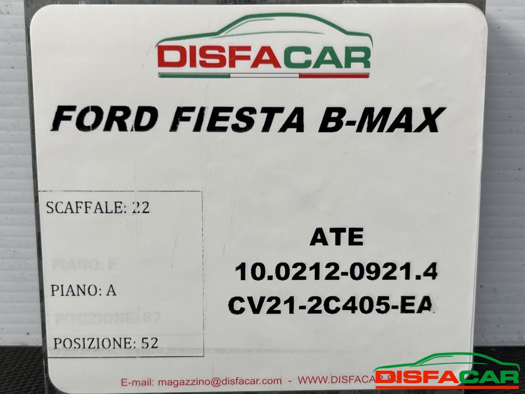 Centralina ABS usata Ford Fiesta B-MAX, codice 10.0212-0921.4 – foto 6 di 6