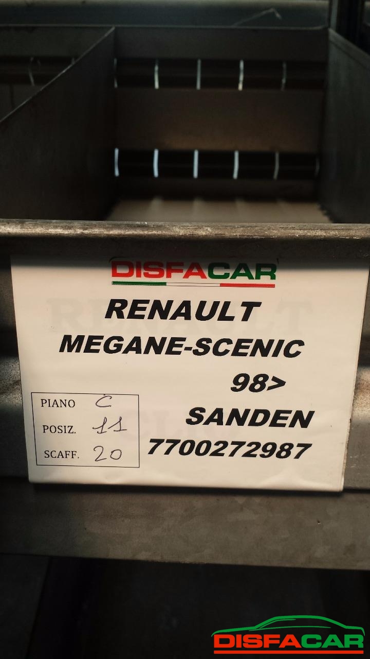 Compressore clima usato Renault Scenic MEGANE- 1998, codice sanden – foto 2 di 2