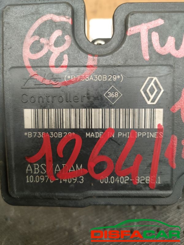 Centralina ABS usata Renault Twingo 2A SERIE 2007, codice 10.0207-0059.4 – foto 9 di 9