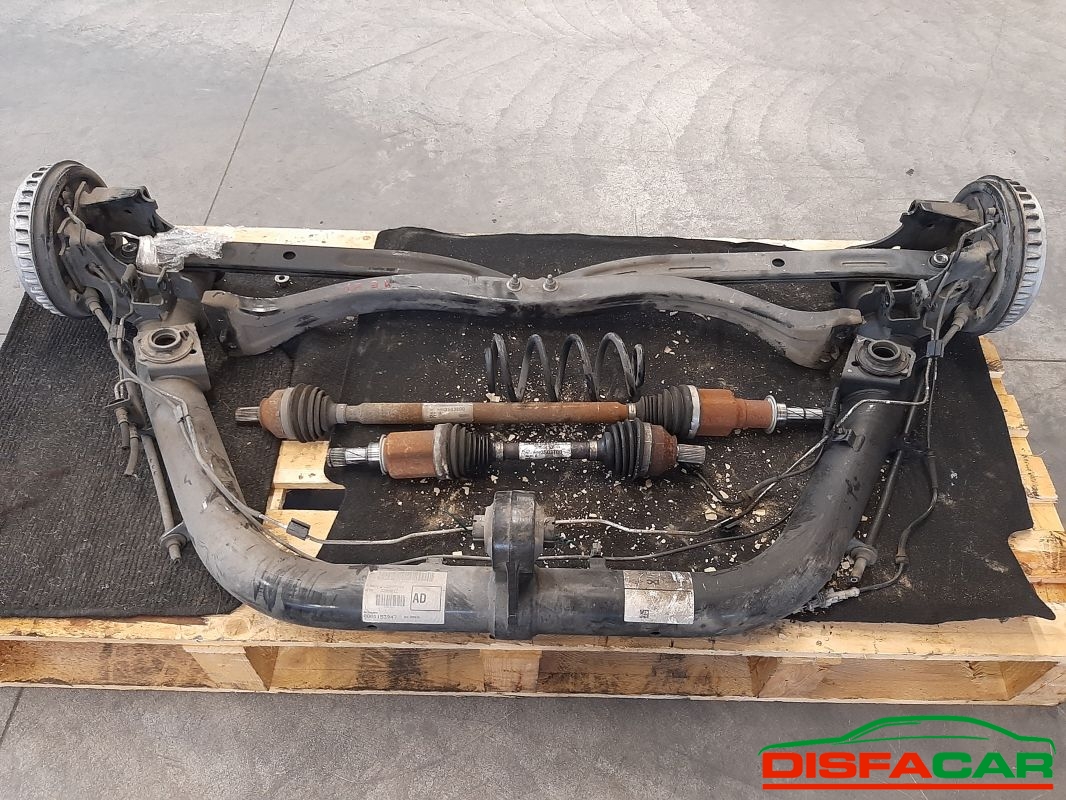 Assale posteriore usato Smart ForFour 2 serie assale con Mozzi più piccoli rispetto a altro assale solito… – foto 7 di 7