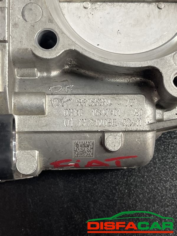Corpo farfallato usato Fiat 500 2007, codice 55255314 – foto 5 di 5