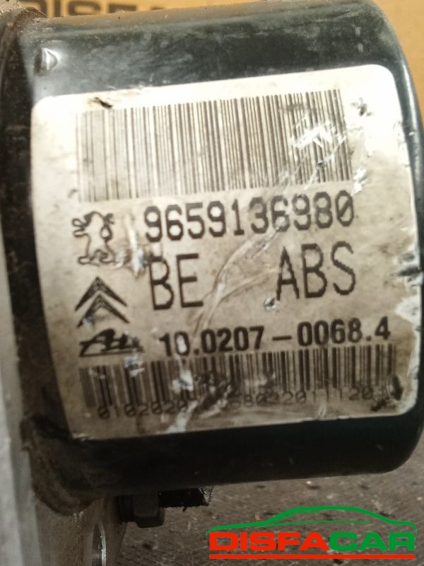 Centralina ABS usata Peugeot 206 1998, codice 10.0207-0068.4 – foto 3 di 8