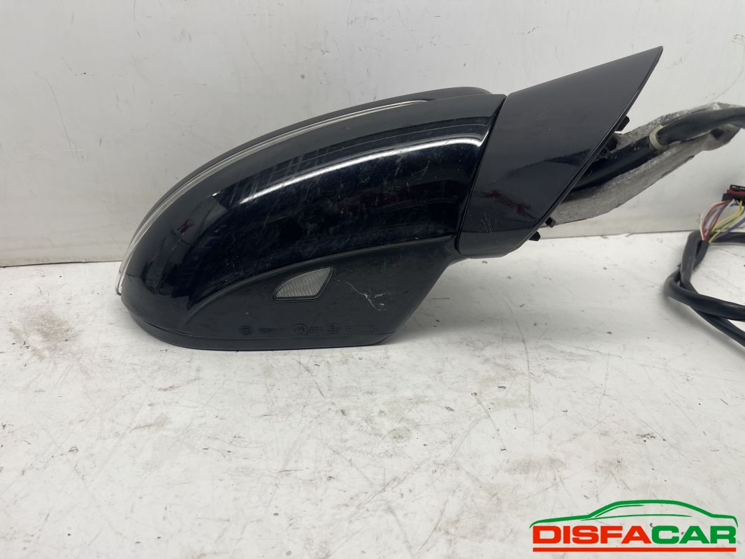 Retrovisore esterno usato Volkswagen Golf 7a serie elettrico dx 13 fili 2012 – foto 3 di 4