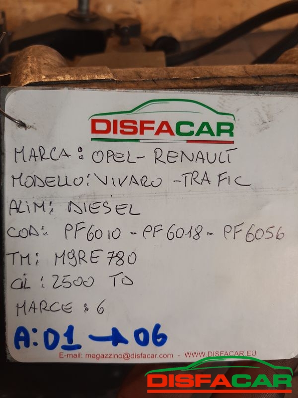 Cambio usato Renault Trafic OPEL VIVARO 2010, codice pf6010 – foto 10 di 11